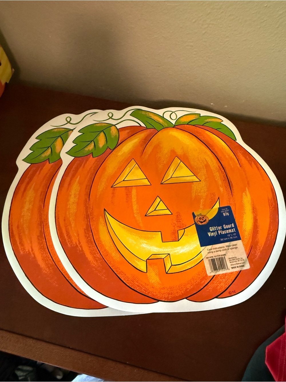 Halloween placemats set of 2